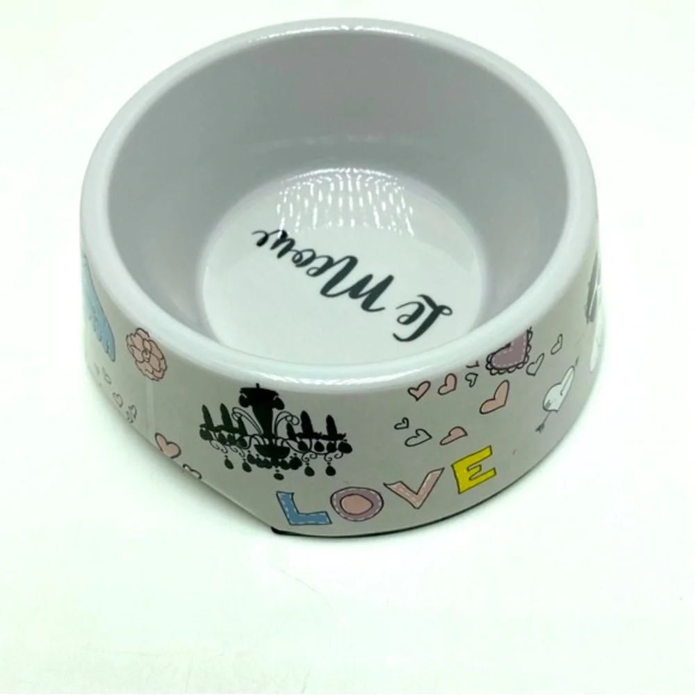 Whisker City Plastic LeMeow Dish